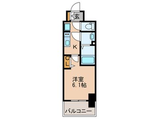 プレサンス塚本駅前(906)の物件間取画像